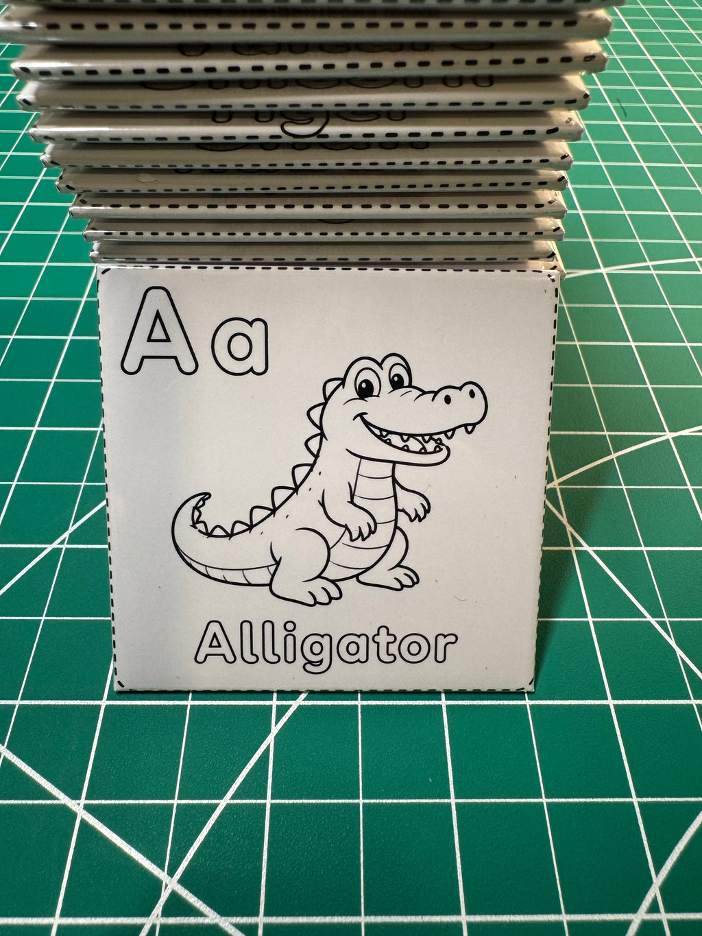Reusable Alphabet Set