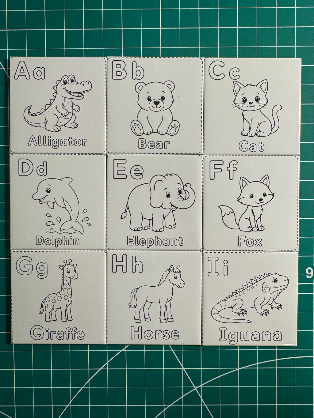 Reusable Alphabet Set