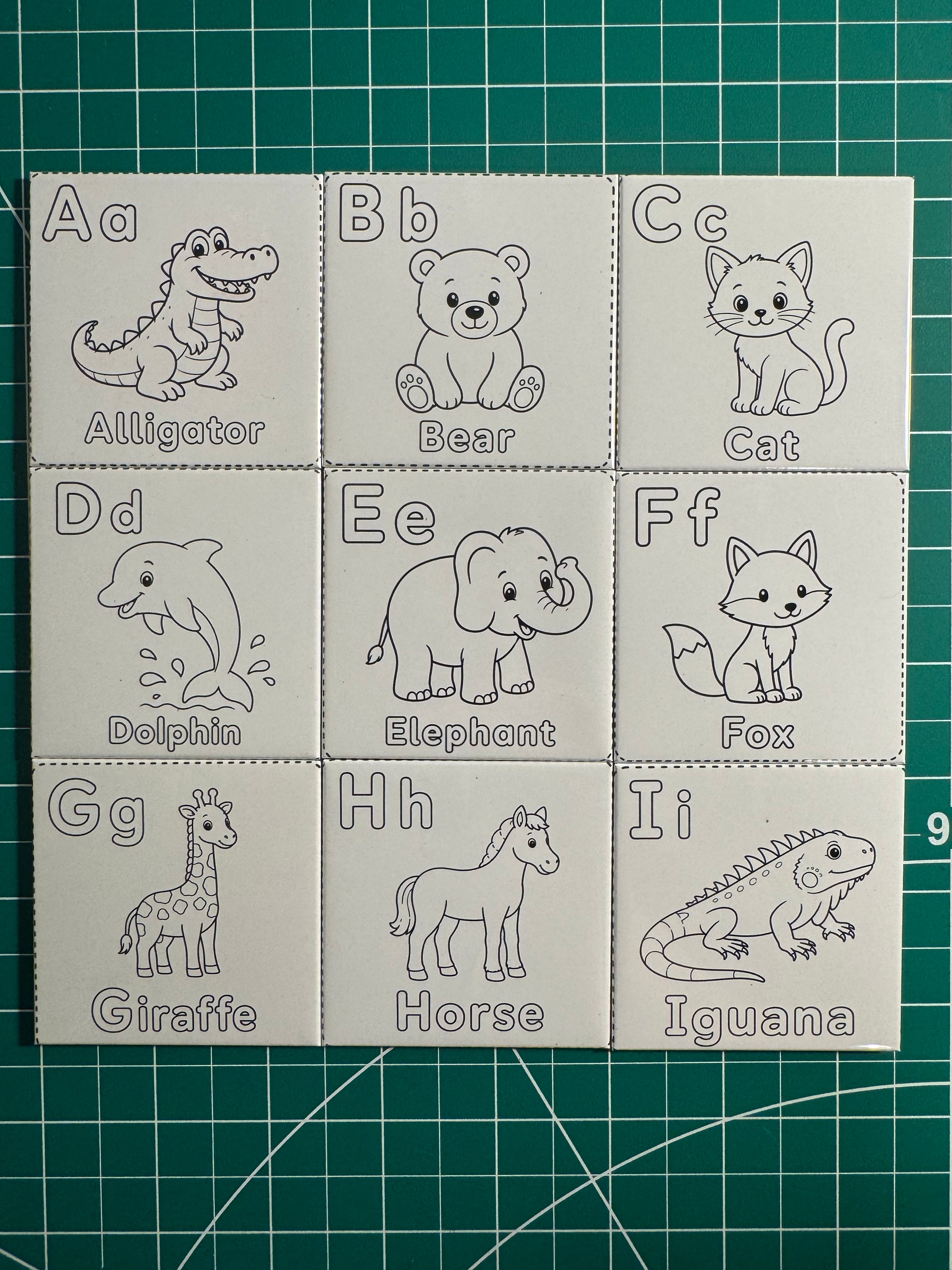 Reusable Alphabet Set