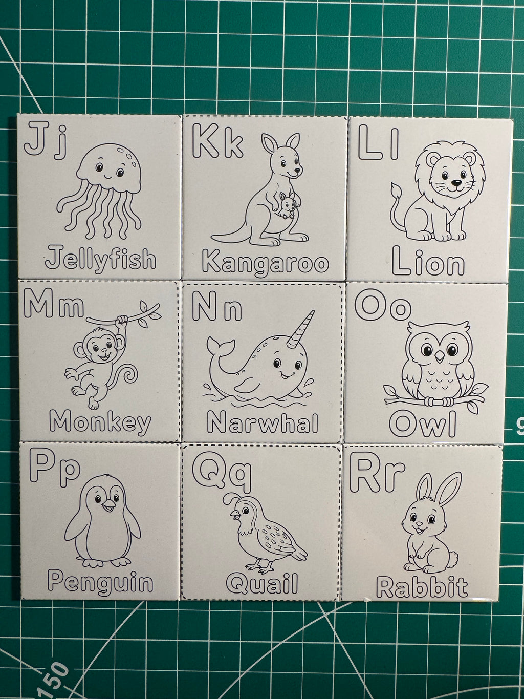 Reusable Alphabet Set