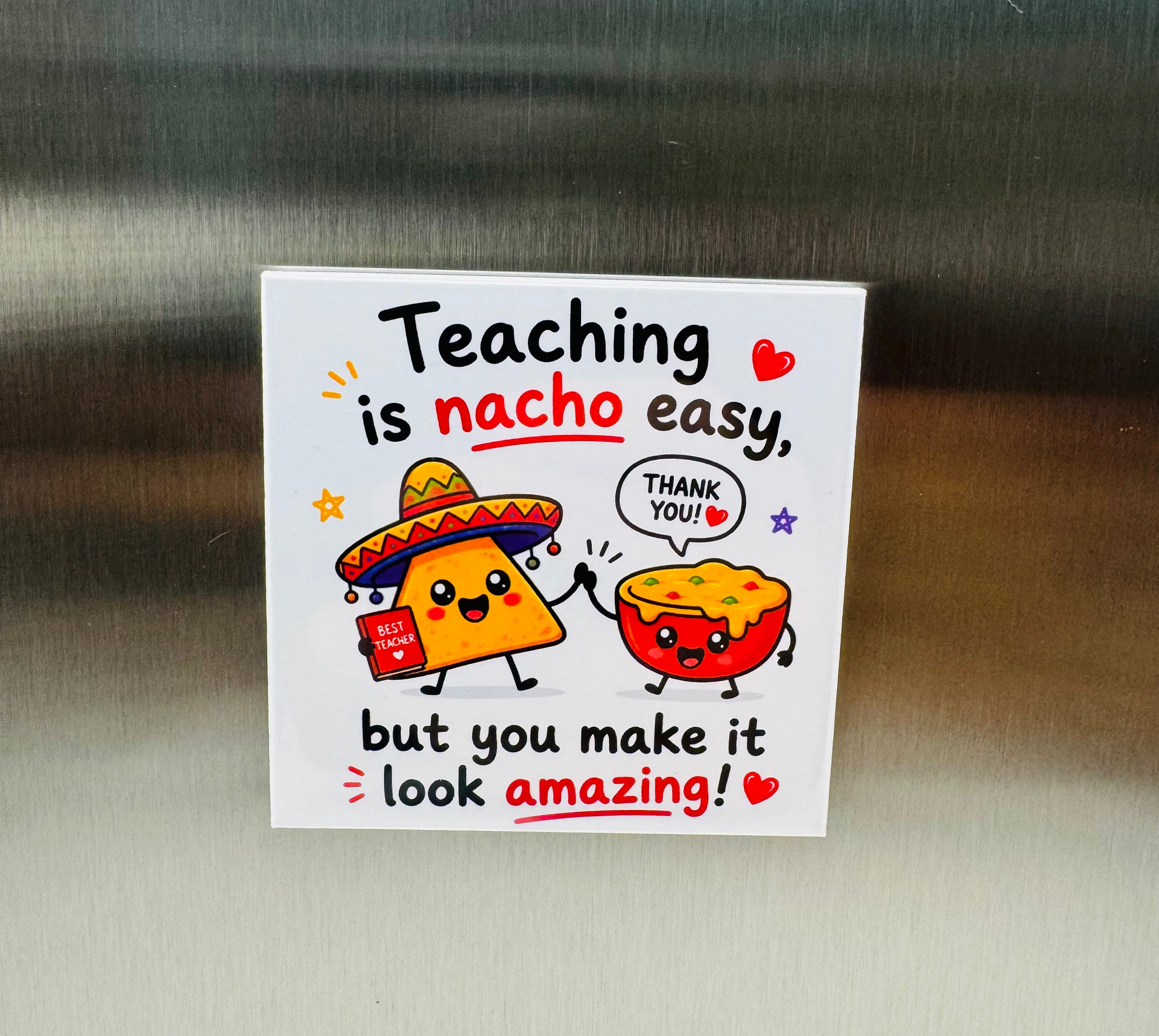 Teacher Appreciation Magnets - Custom Photo Gift