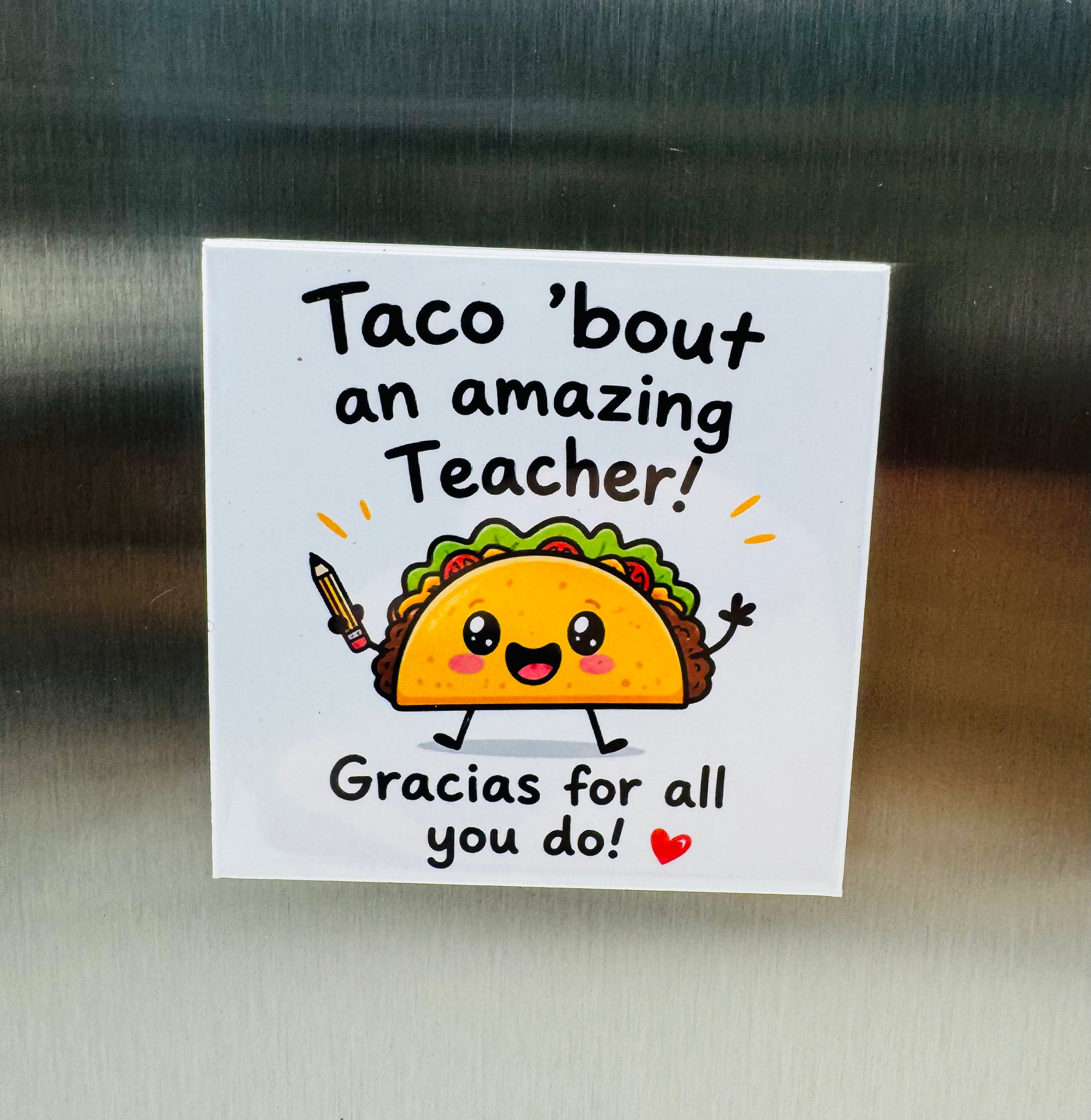 Teacher Appreciation Magnets - Custom Photo Gift