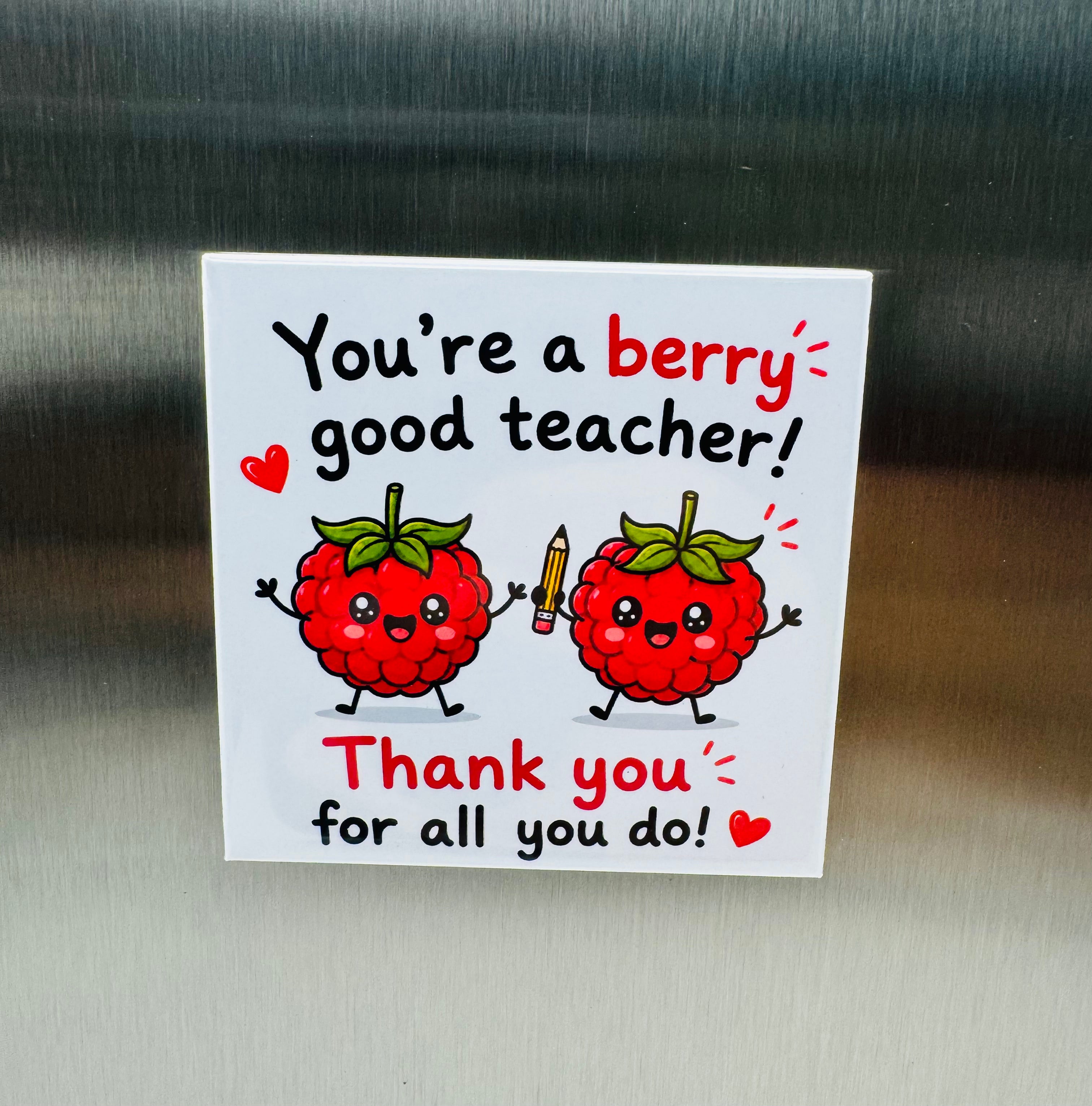 Teacher Appreciation Magnets - Custom Photo Gift