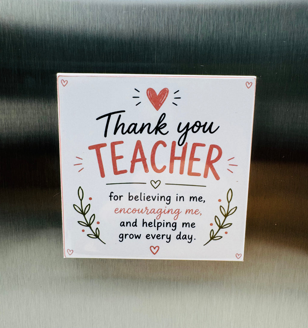 Teacher Appreciation Magnets - Custom Photo Gift