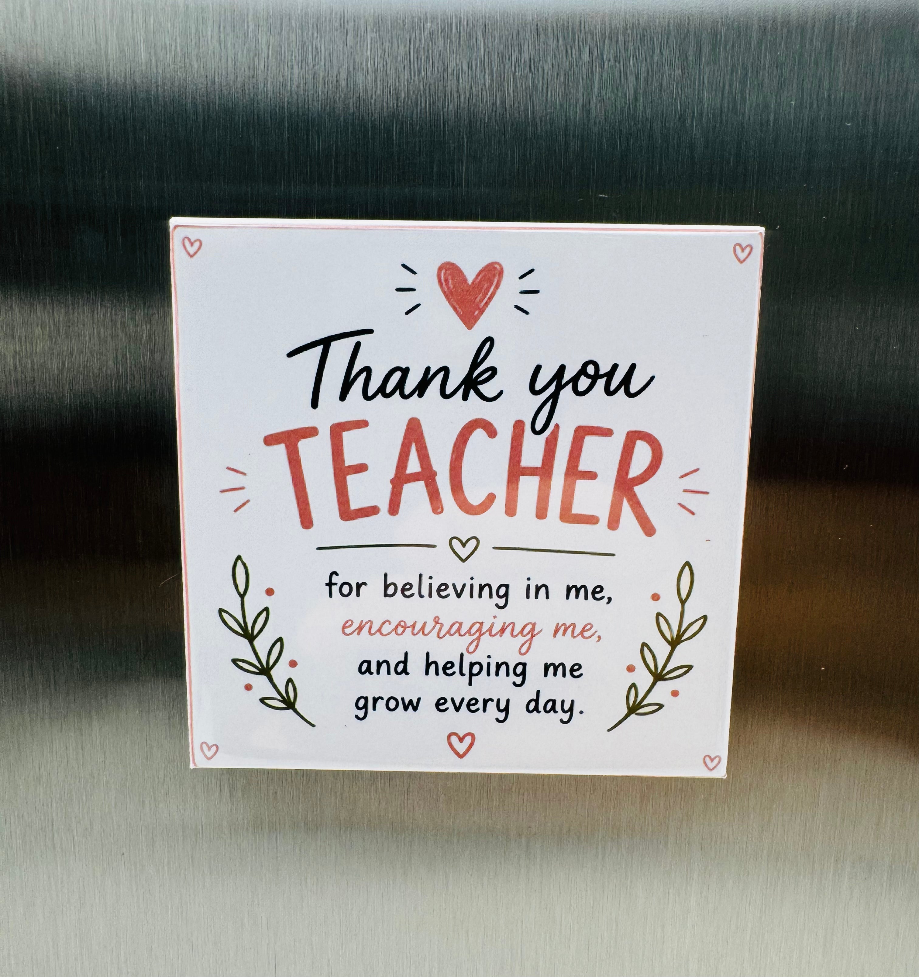 Teacher Appreciation Magnets - Custom Photo Gift