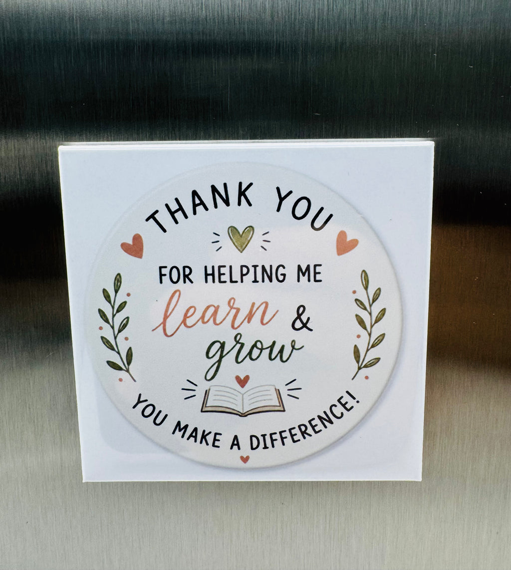 Teacher Appreciation Magnets - Custom Photo Gift