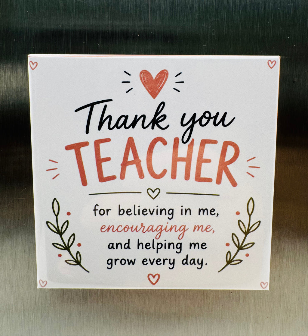 Teacher Appreciation Magnets - Custom Photo Gift